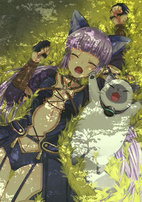 1girl, animal_ears, cat, cat_ears, cat_tail, cosplay, gloves, long_hair