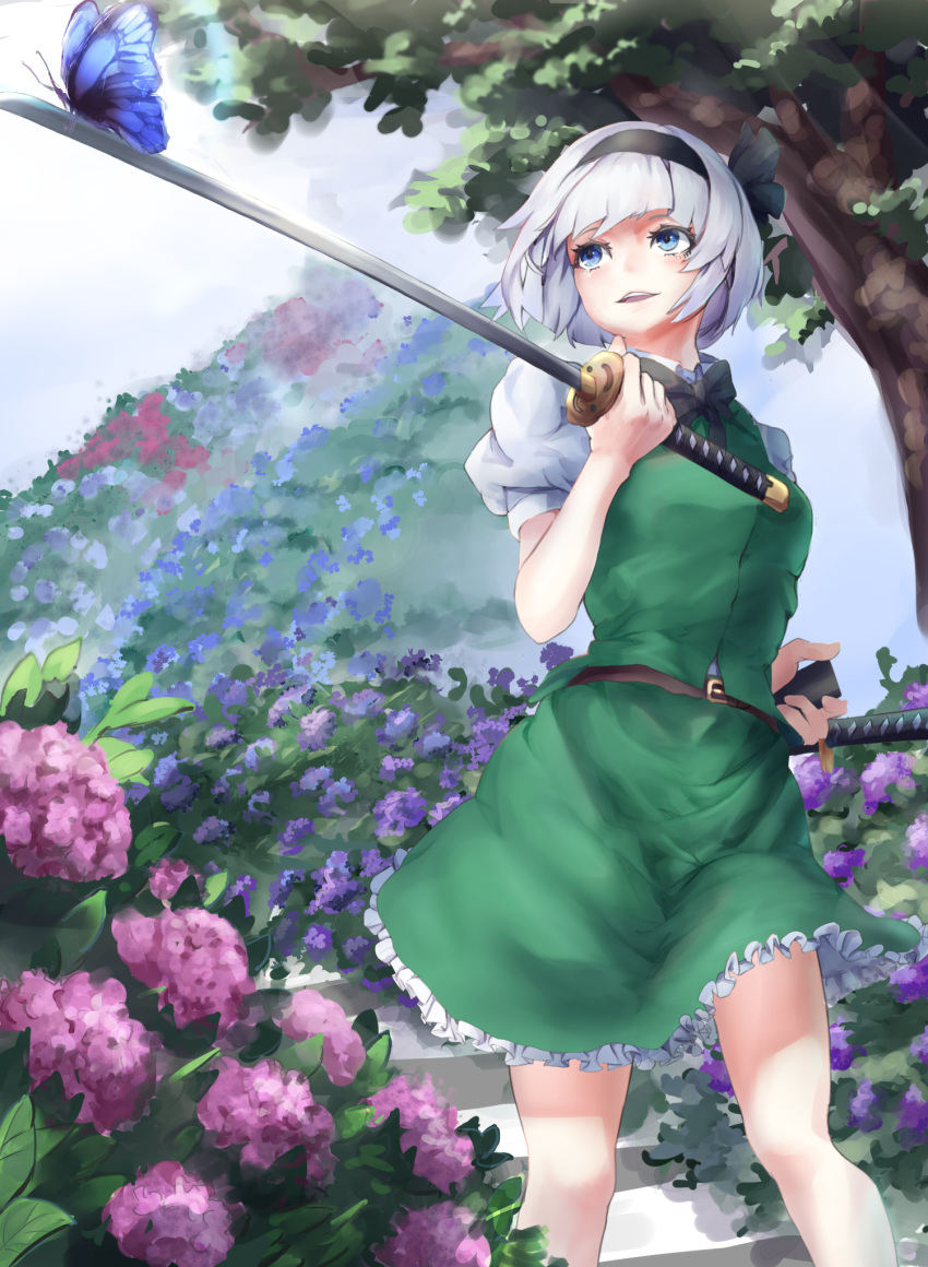 1girl, asllapistone, bangs, black_neckwear, blue_eyes, blunt_bangs, bow, bowtie