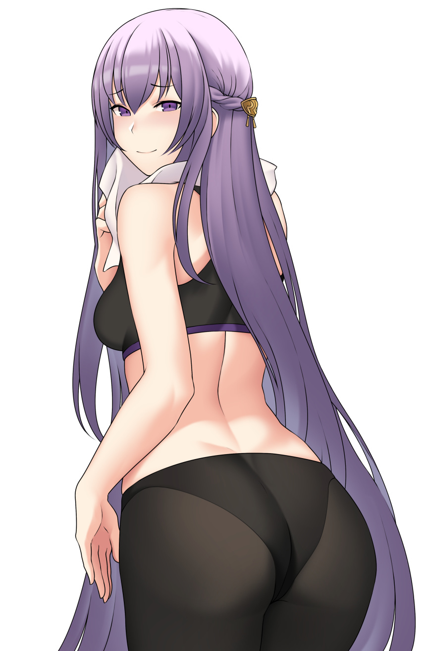 1girl, absurdres, ass, back, breasts, bushidokuroi, commission, commissioner_upload