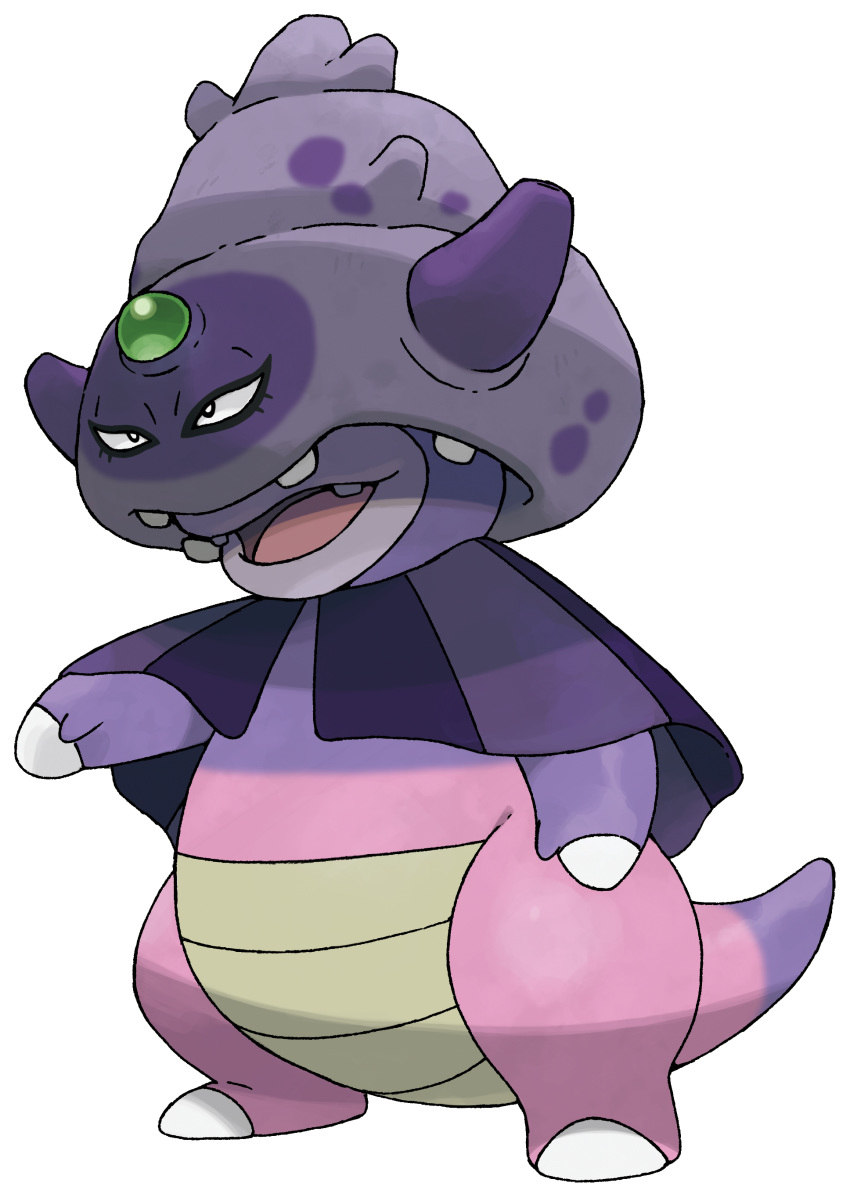absurdres, artist_request, black_eyes, forehead_jewel, full_body, galarian_slowking, highres, no_humans