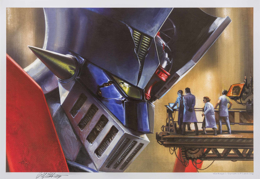 artist_name, cockpit, damaged, doctor_yumi, getter_robo, great_mazinger, head, highres