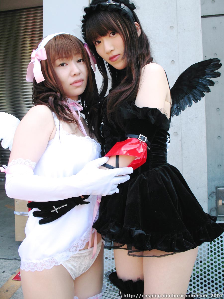 apron, arm_laces, azumagawa_aimi, chemise, collar, cosplay, diana, garters