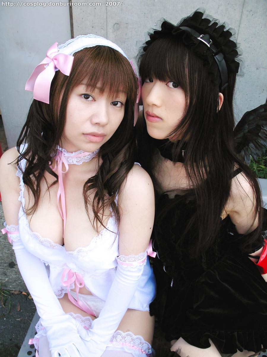 apron, arm_laces, azumagawa_aimi, chemise, collar, cosplay, diana, garters