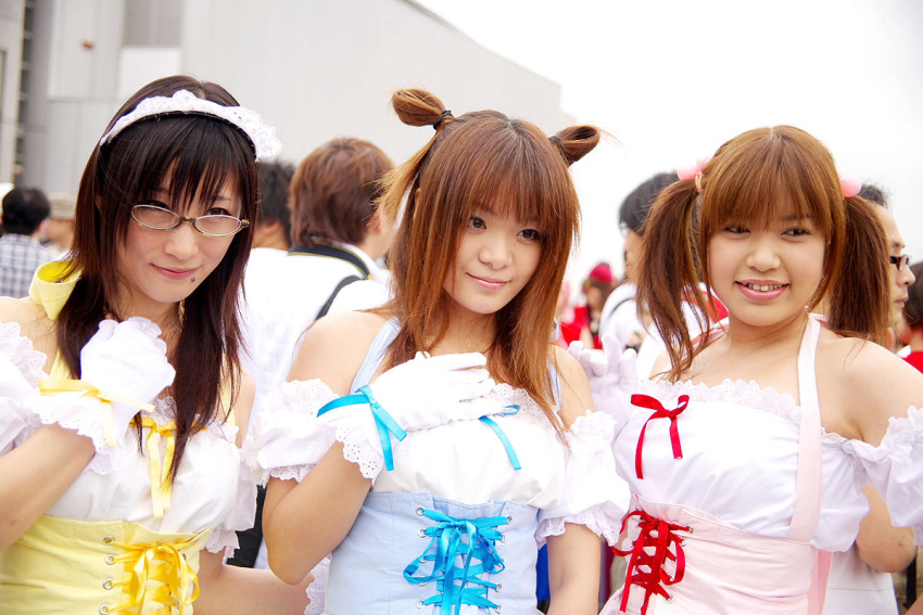 cosplay, dress, glasses, gloves, masakuu, photo, riori, ruffles