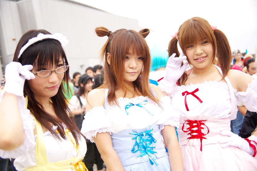 cosplay, dress, glasses, gloves, masakuu, photo, riori, ruffles