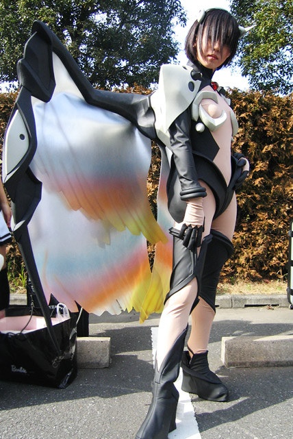 angel, bodysuit, cosplay, fujishima_haru, neon_genesis_evangelion, photo, sachiel, sachiel-xx, wings