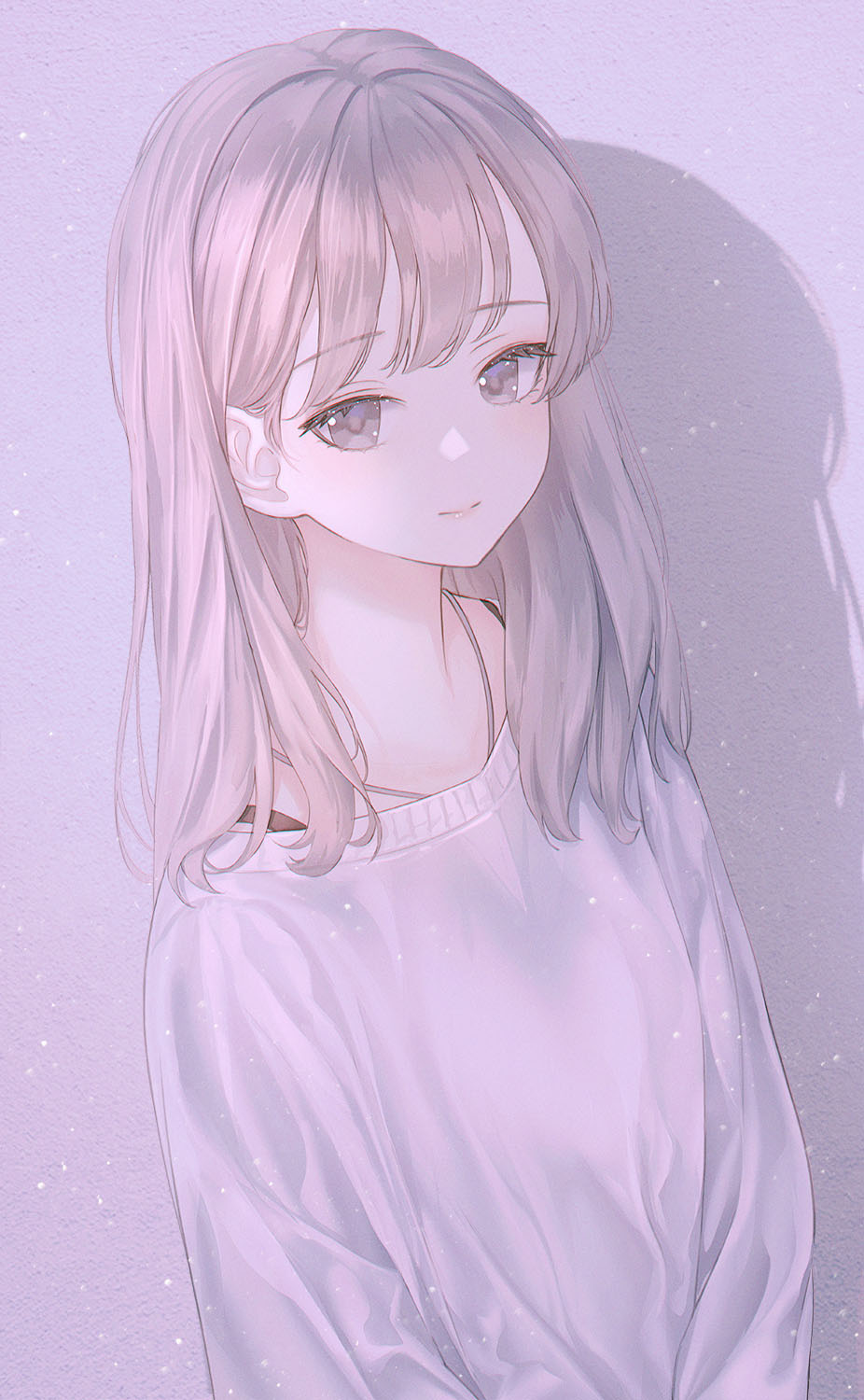 1girl, arms_at_sides, bangs, blush, brown_eyes, closed_mouth, eyebrows_visible_through_hair, highres