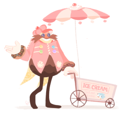 dr._eggman, facial_hair, gigi_d.g., glasses, gloves, headwear, ice_cream_cart, lowres