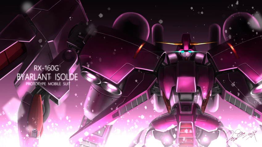 byalant_isolde, character_name, close-up, glowing, glowing_eyes, gundam, gundam:_twilight_axis, highres