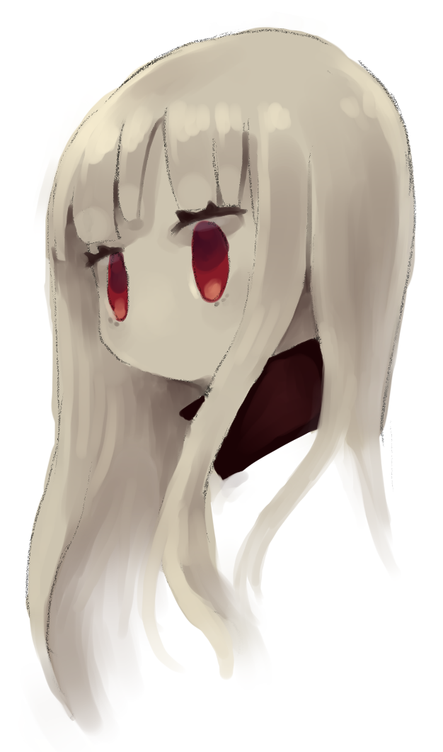 1girl, eye_(okame_nin), long_hair, no_mouth, okame_nin, original, portrait, red_eyes