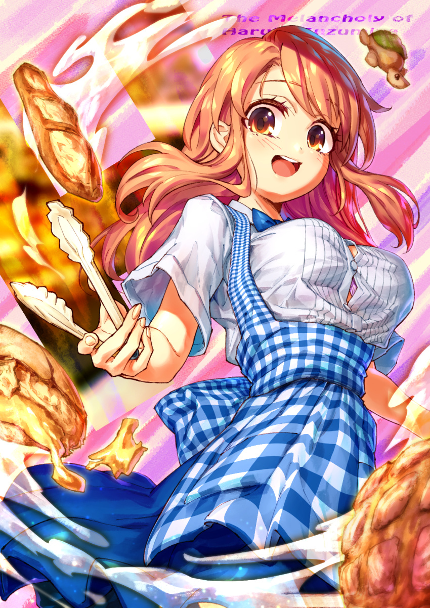 1girl, asahina_mikuru, blush, breasts, colorful, cooking, dedeen, highres