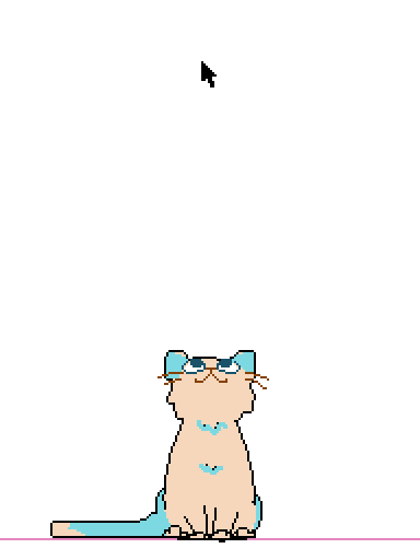 animal_focus, animated, animated_gif, cat, jumping, kawawagi, limited_palette, mouse_pointer