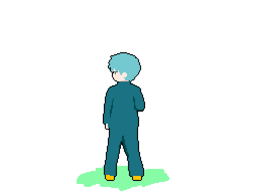 1boy, air_bubble, animated, animated_gif, aqua_background, aqua_hair, brown_eyes, bubble