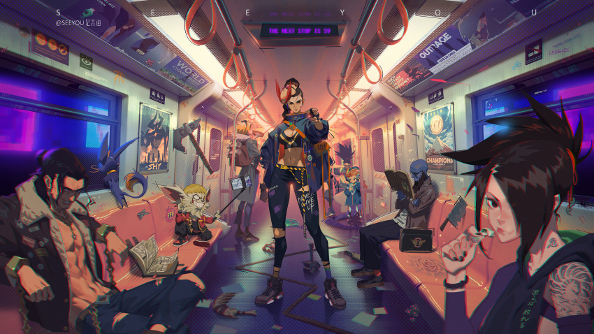 black_wyrm_s9, highres, league_of_legends, see_you, train_interior