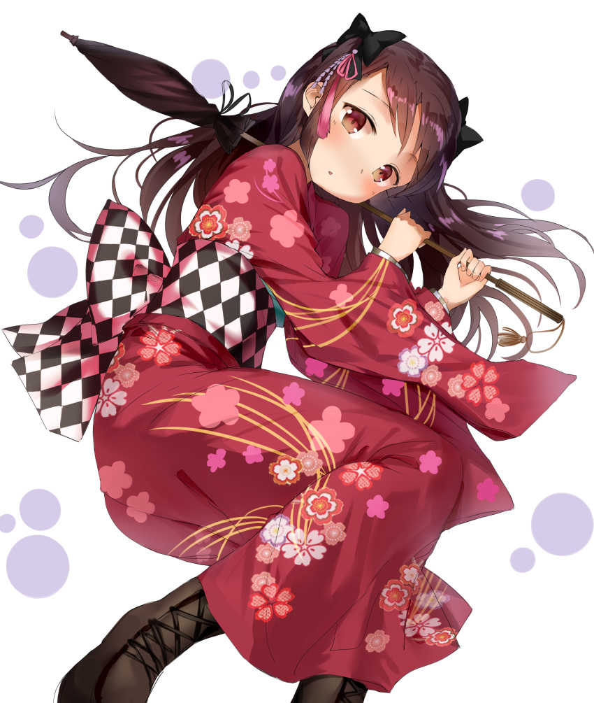 1girl, absurdres, bangs, blush, eyebrows_visible_through_hair, fate/grand_order, fate_(series), floral_print