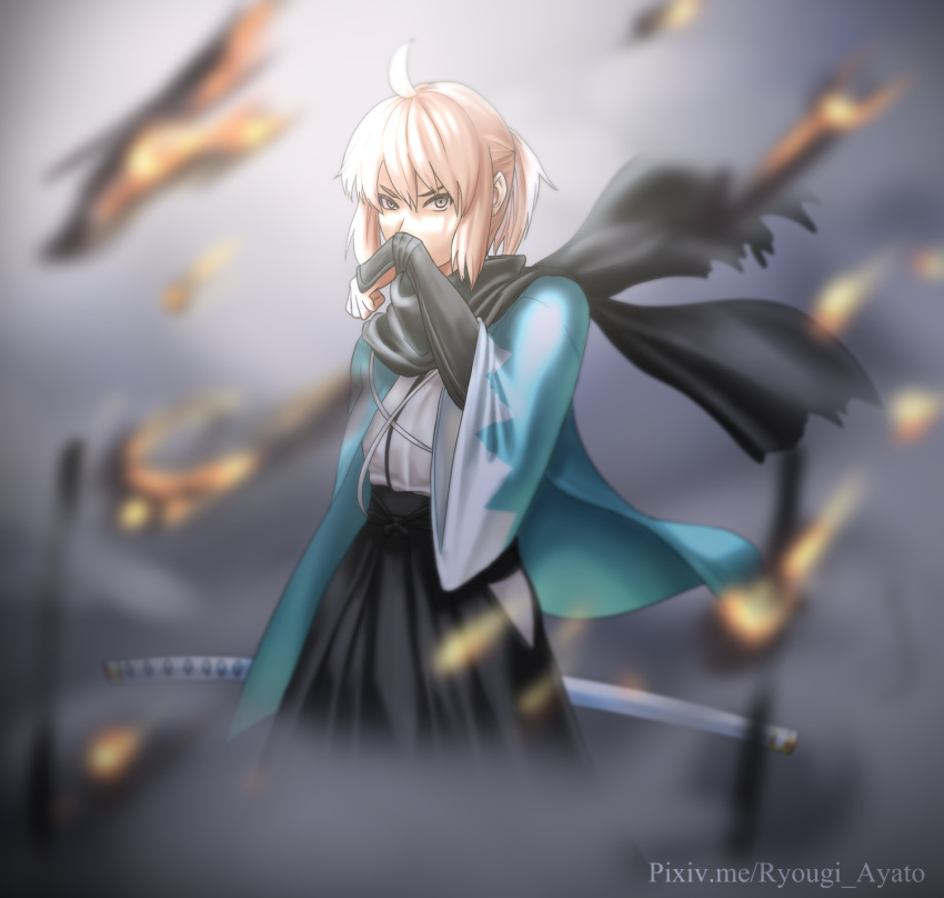 fate/grand_order, fate_(series), highres, okita_souji_(fate), okita_souji_(fate)_(all), ryougi_ayato, type-moon