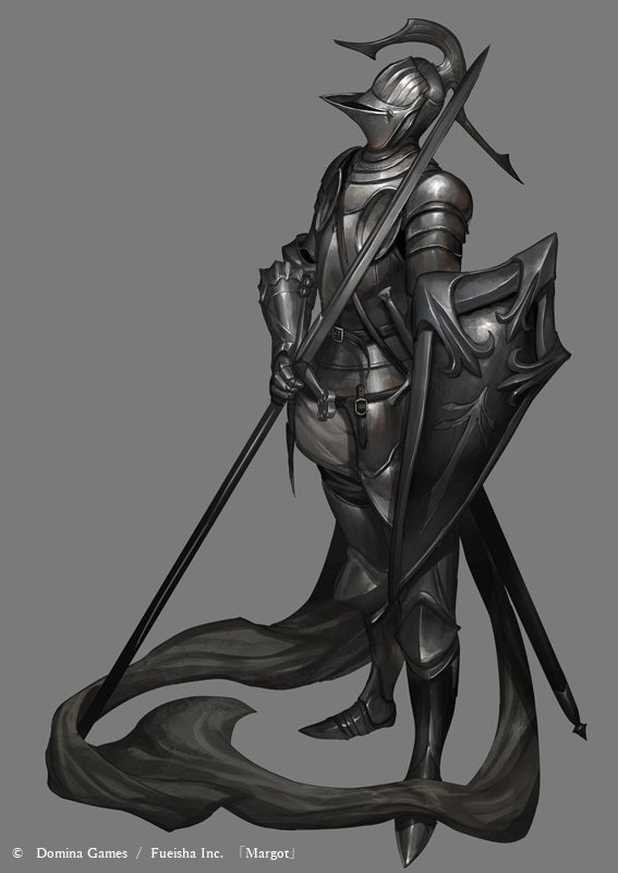 1other, ambiguous_gender, armor, boots, breastplate, covered_face, faulds, full_armor
