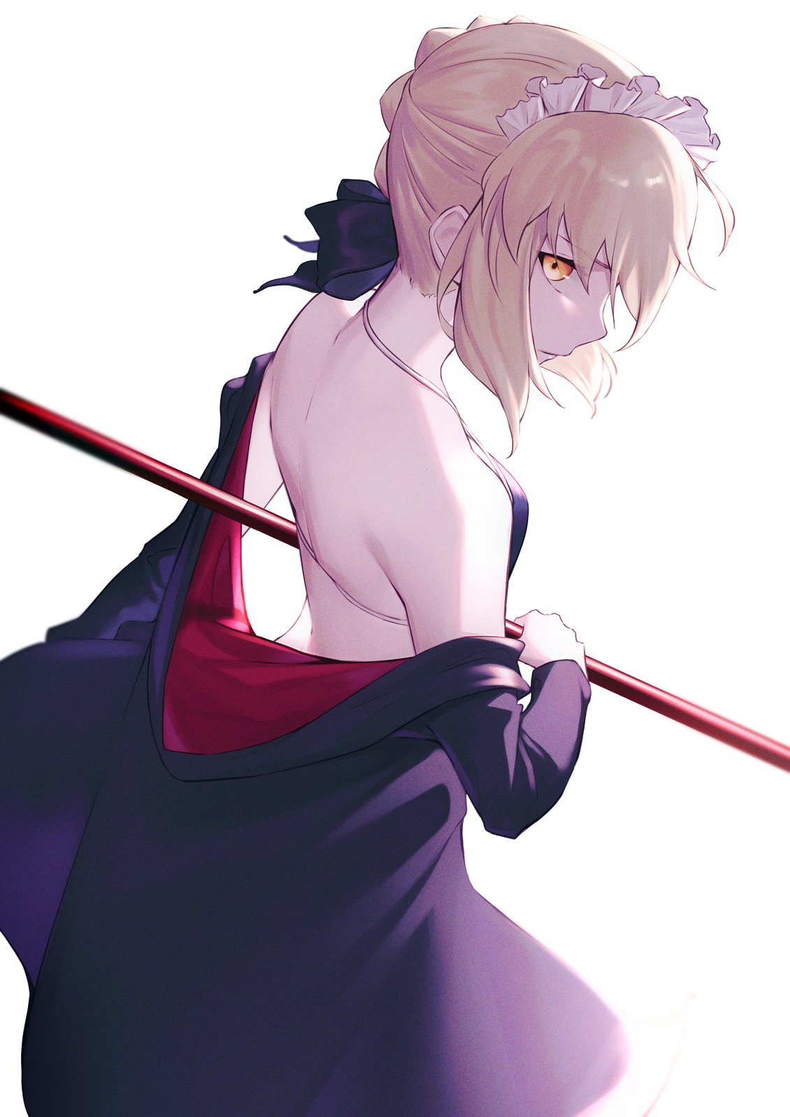 1girl, artoria_pendragon_(all), artoria_pendragon_(swimsuit_rider_alter), backlighting, bangs, bare_shoulders, bikini, bikini_top