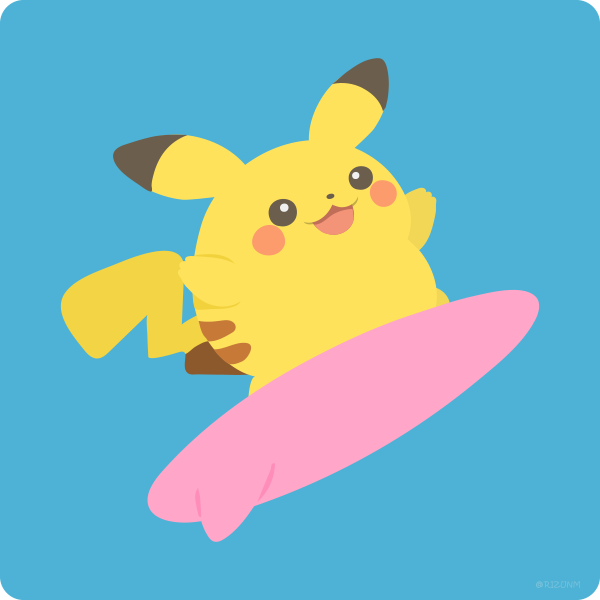 :3, :d, blue_background, commentary_request, full_body, gen_1_pokemon, hands_up, happy