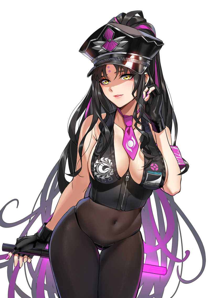 1girl, 767_(pixiv973307689), armband, ass, bikini, black_bikini, black_bodysuit, black_gloves