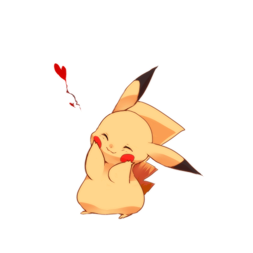 closed_eyes, closed_mouth, commentary_request, full_body, gen_1_pokemon, hands_on_own_cheeks, hands_on_own_face, heart