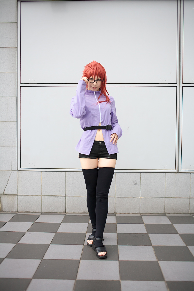 ari_(model), belt, cosplay, glasses, karin_(naruto), midriff, naruto, photo