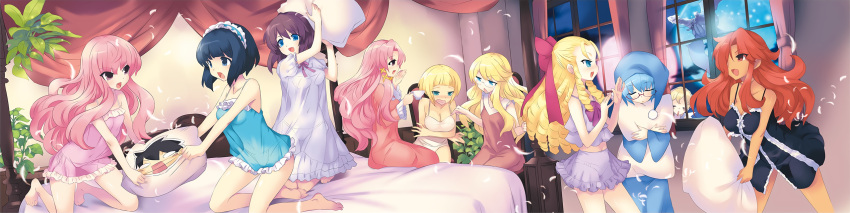 3boys, 6+girls, :d, :o, agnes_chevalier_de_milan, cattleya_yvette_la_baume_le_blanc_de_la_fontaine, eleanor_albertine_le_blanc_de_la_blois_de_la_valliere, embarrassed