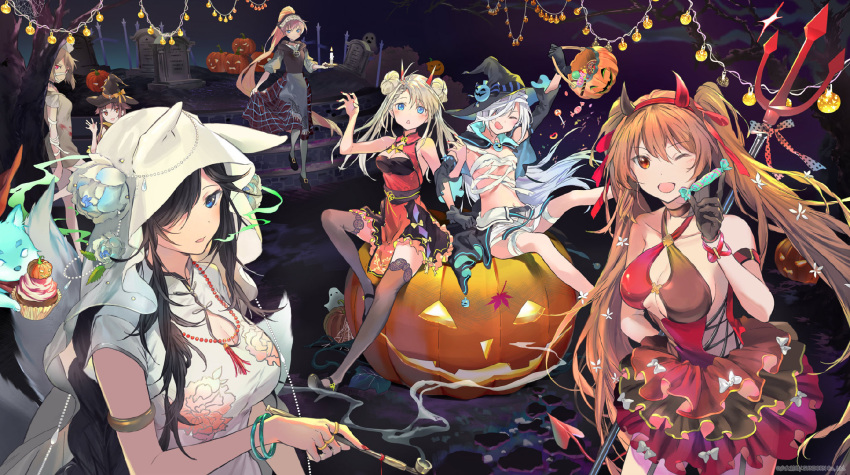 ;d, animal_ears, artist_request, bandages, blush, breasts, cf-05_(grils_frontline), dress