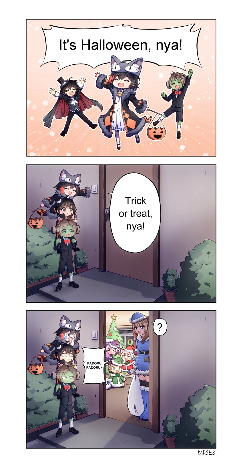 absurdres, christmas, christmas_ornaments, fate/extra, fate_(series), halloween, halloween_costume, highres