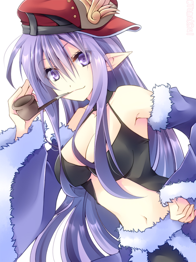 1girl, armpits, bangs, bare_shoulders, black_shorts, breasts, cape, closed_mouth