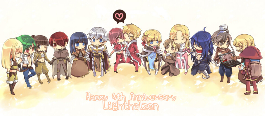 1other, 6+boys, 6+girls, :>, :<, acolyte_(ragnarok_online), ahoge, archer_(ragnarok_online)