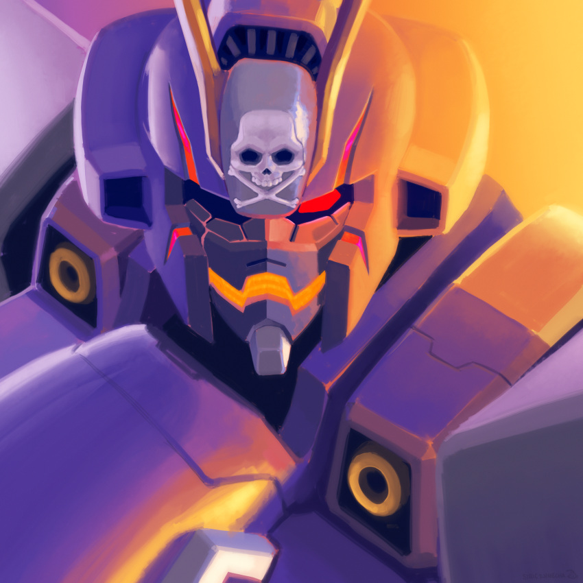 absurdres, close-up, crossbone_gundam, crossbone_gundam_x-1, gundam, halloween, highres, huge_filesize