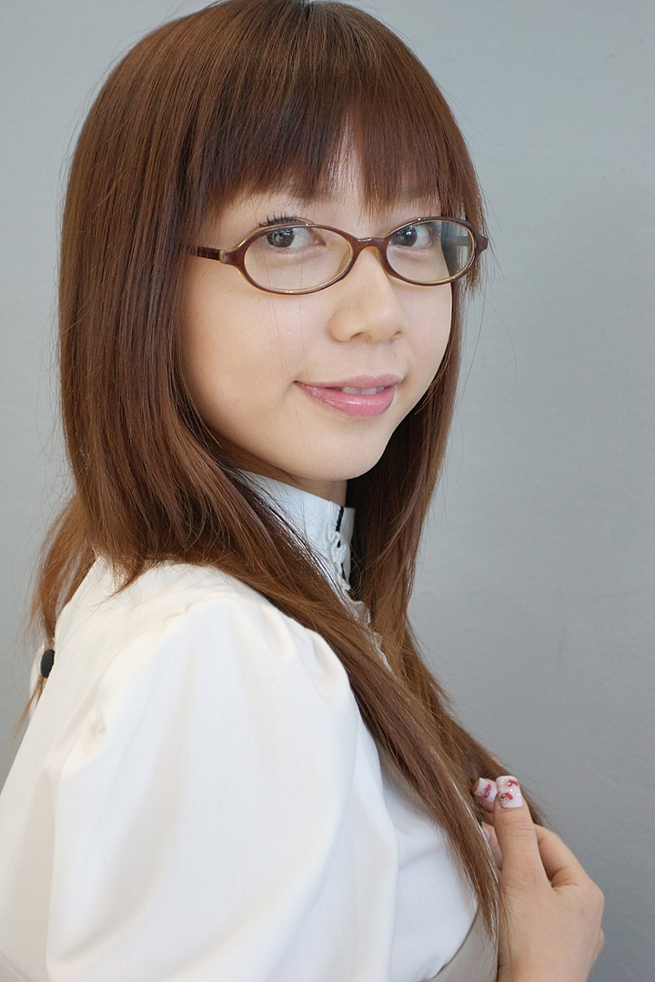 cosplay, fukamachi_himari, glasses, iida_akino, school_uniform, wwish