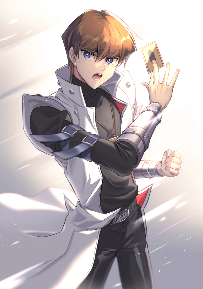 1boy, bangs, belt, belt_buckle, black_belt, black_pants, black_shirt, brown_hair
