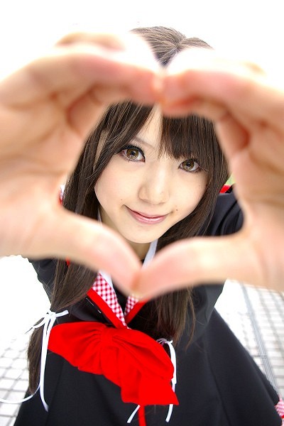 cosplay, final_approach, hair_ribbons, kipi-san, masuda_shizuka, photo, school_uniform