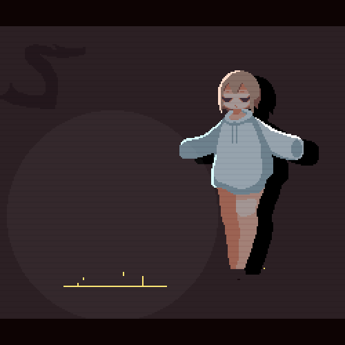 1girl, alcohol, animated, animated_gif, aqua_sweater, bangs, bare_legs, beer