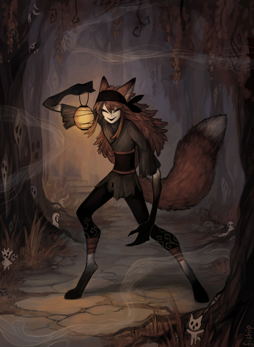 1other, absurdres, androgynous, animal_ear_fluff, animal_ears, artist_name, black_headband, brown_hair