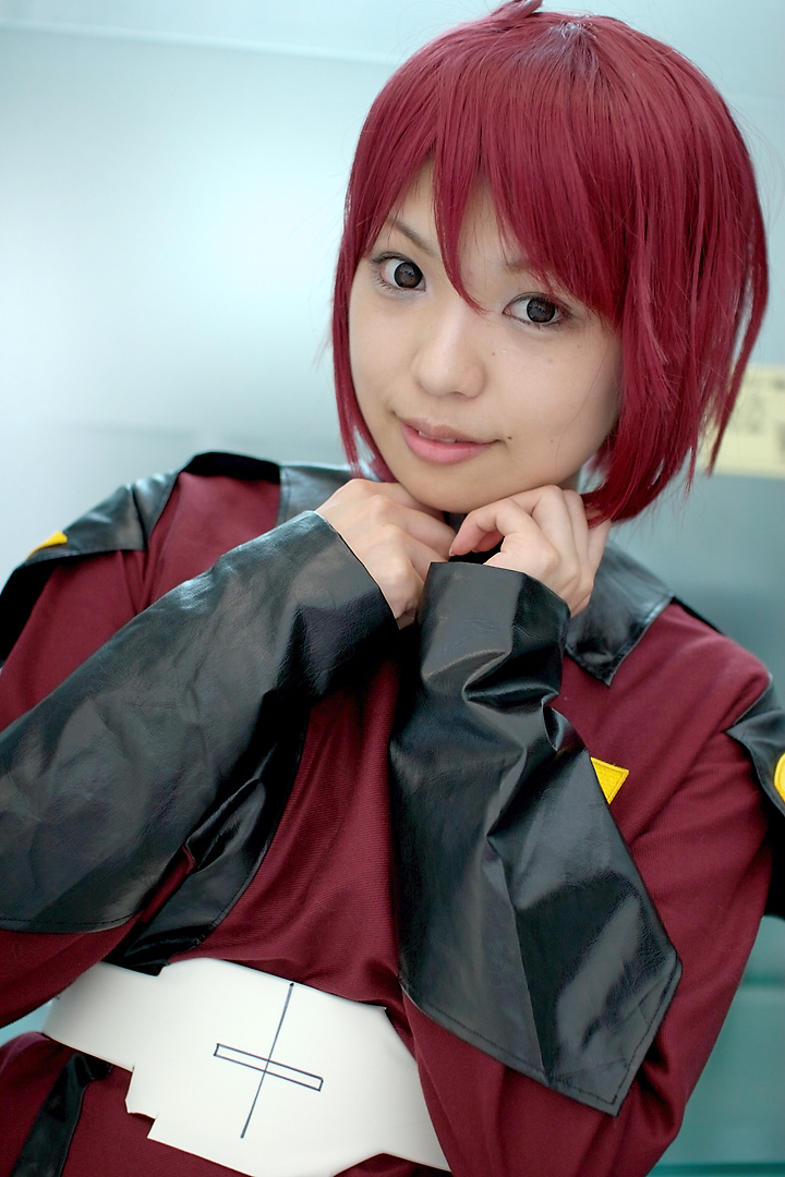 cosplay, gundam, gundam_seed, lunamarie_hawke, tsukimiya_usagi, uniform