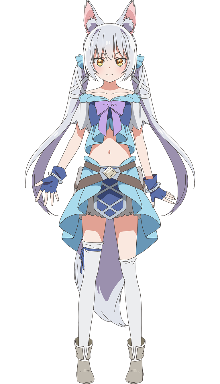 1girl, animal_ears, ankle_boots, boots, highres, long_hair, official_art, sara_(seirei_gensouki)