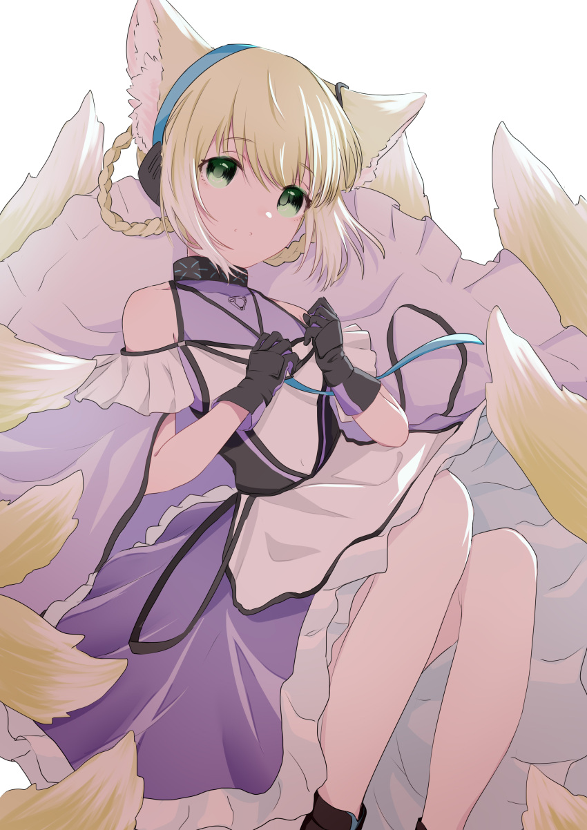 1girl, absurdres, animal_ear_fluff, animal_ears, arknights, bangs, bare_shoulders, black_gloves