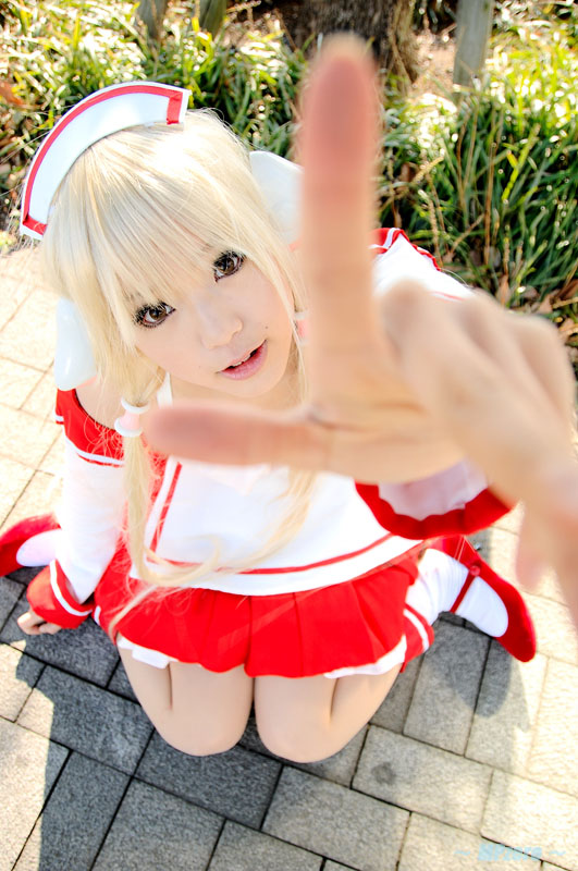 apron, chii, chobits, cosplay, kipi-san, persocom, photo, socks