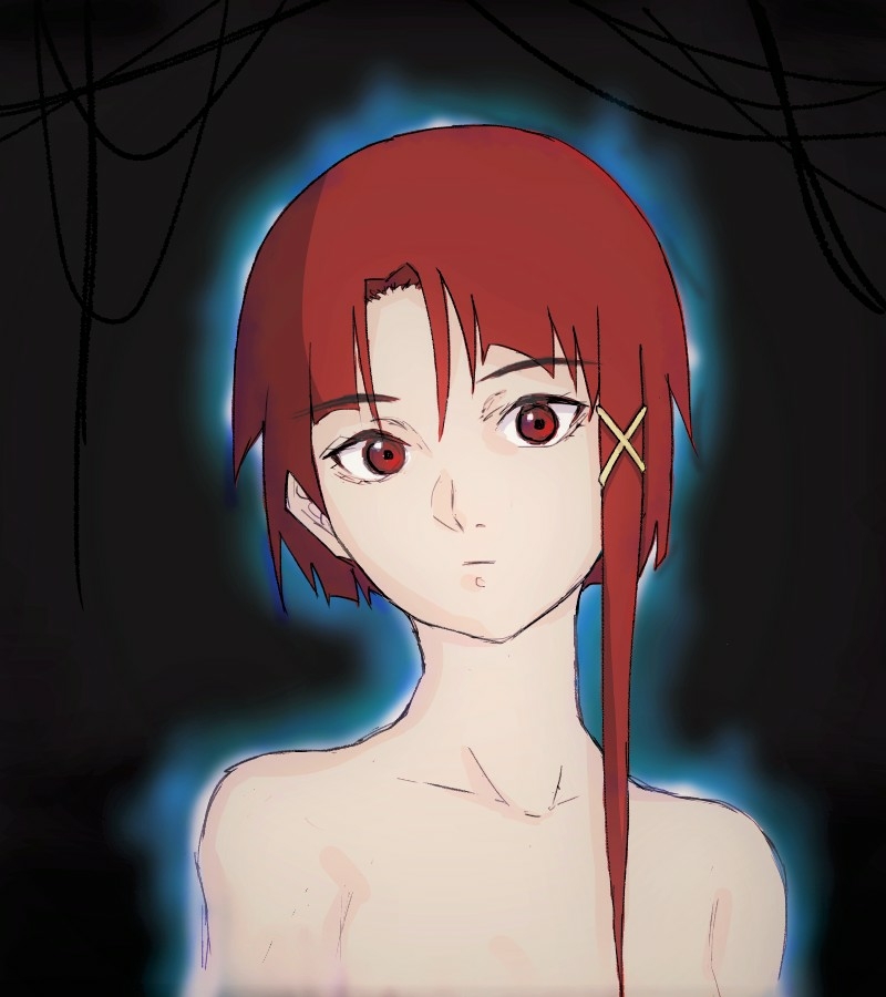1girl, asymmetrical_hair, bare_shoulders, brown_eyes, brown_hair, closed_mouth, dorothy_xi, hair_ornament