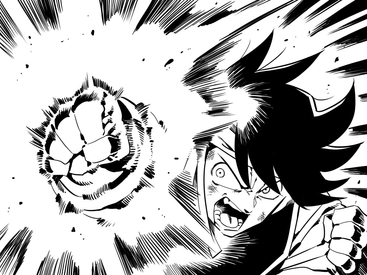 1boy, dragon_quest, dragon_quest_dai_no_daibouken, greyscale, looking_at_viewer, monochrome, open_mouth, pop_(dragon_quest_dai_no_daibouken)