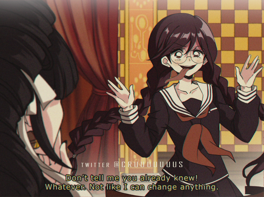 1990s_(style), 2girls, artist_name, bangs, black_hair, black_serafuku, black_skirt, blush