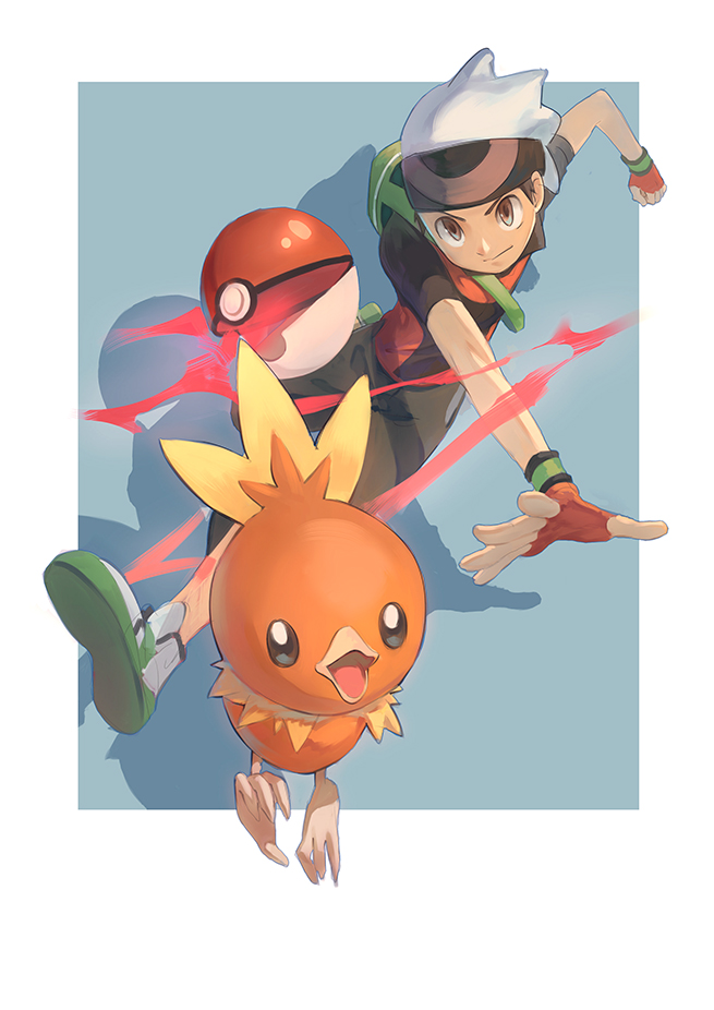 1boy, backpack, bag, beanie, black_eyes, black_hair, brown_eyes, closed_mouth