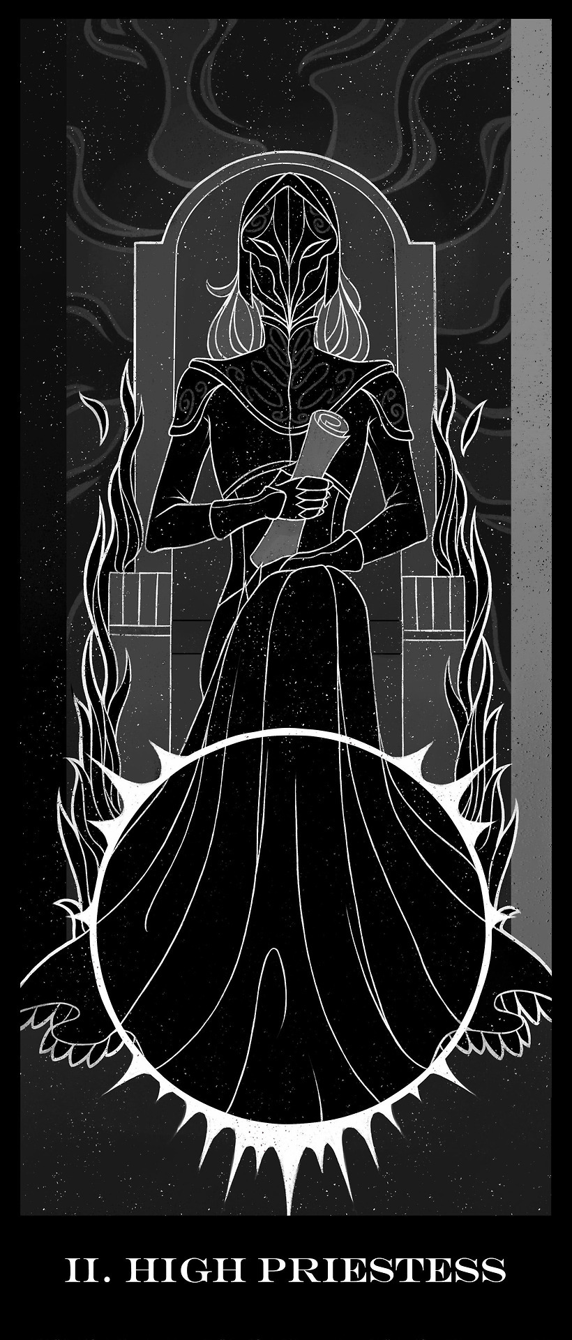 1girl, armor, black_dress, dark_souls, dark_souls_iii, dress, evilyunia, from_software