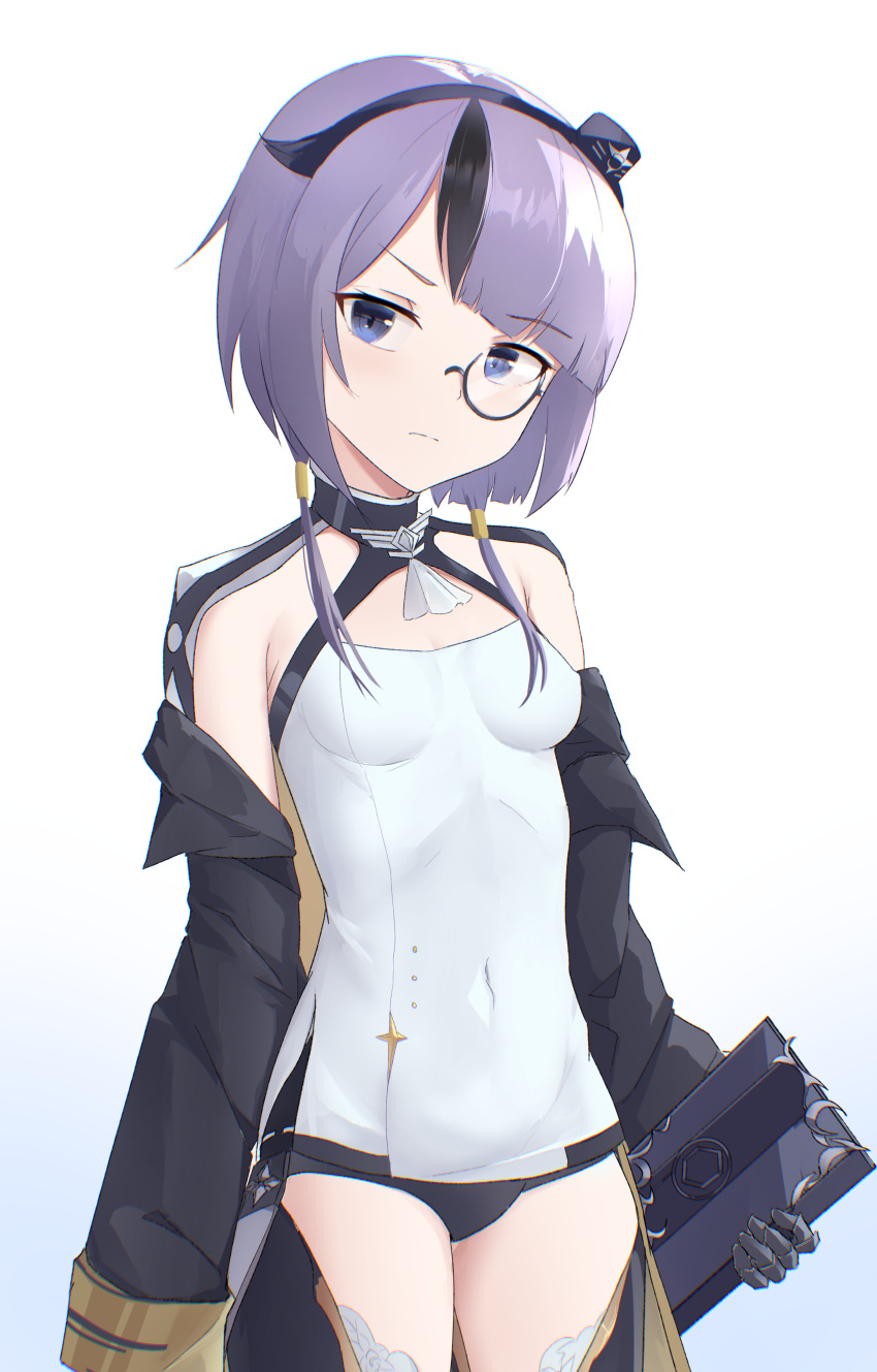1girl, absurdres, azur_lane, bangs, bearn_(azur_lane), black_hair, blue_eyes, blue_hair