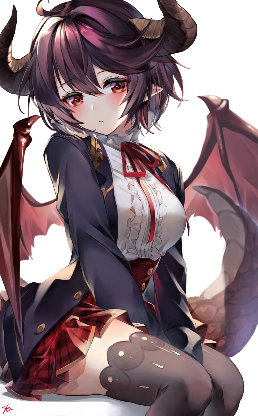 1girl, 40_(0f0urw), absurdres, ahoge, between_legs, black_legwear, blue_jacket, breasts
