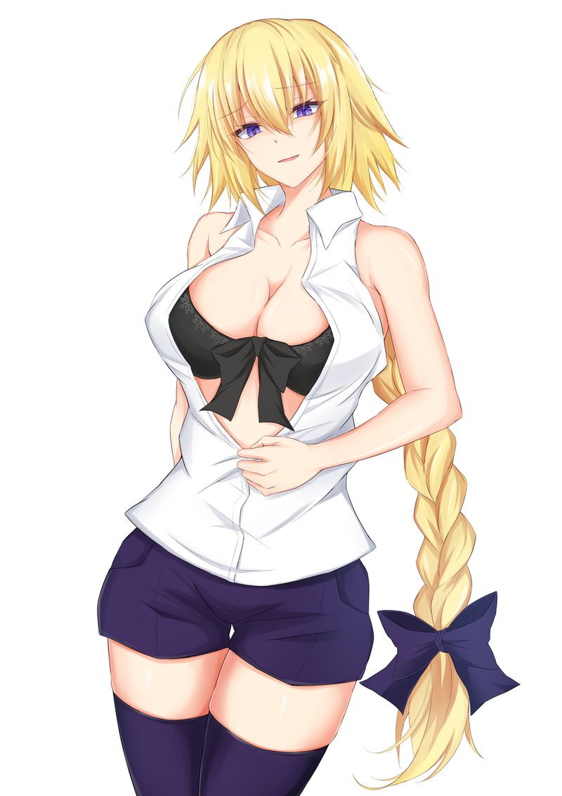 1girl, bangs, bare_arms, bare_shoulders, black_bra, blonde_hair, bow, bra