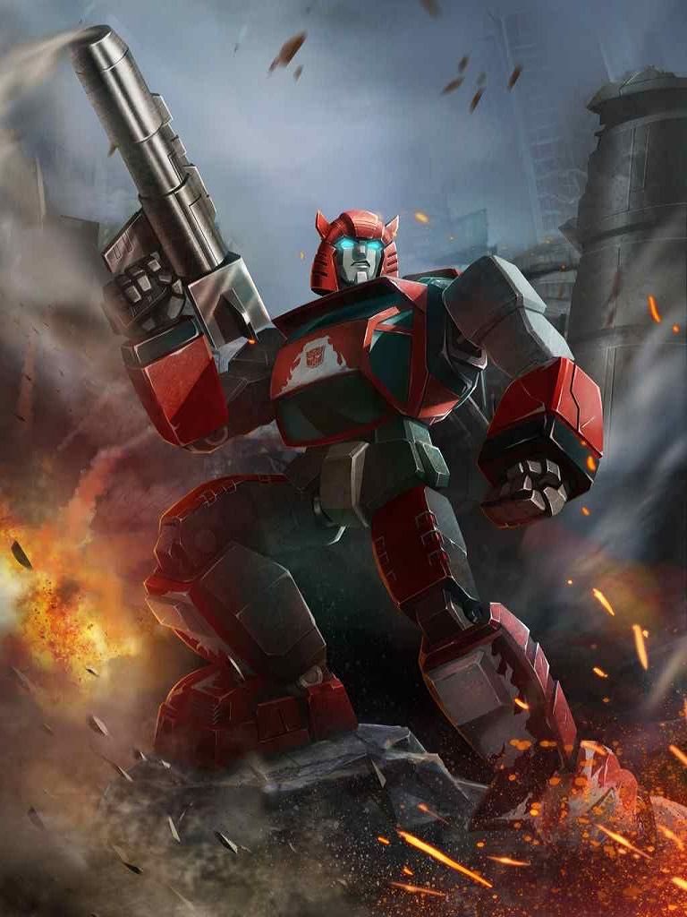 1boy, autobot, blue_eyes, clenched_hand, clenched_teeth, cliffjumper, collaboration, dan_khanna